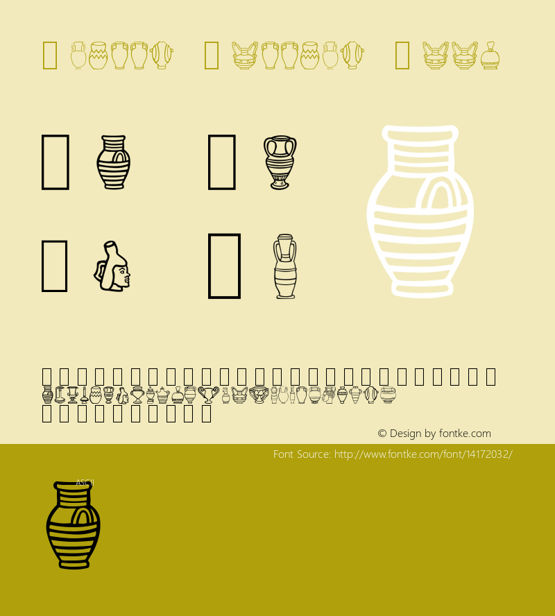 Pretty Pottery Book Version 1.0 Font Sample