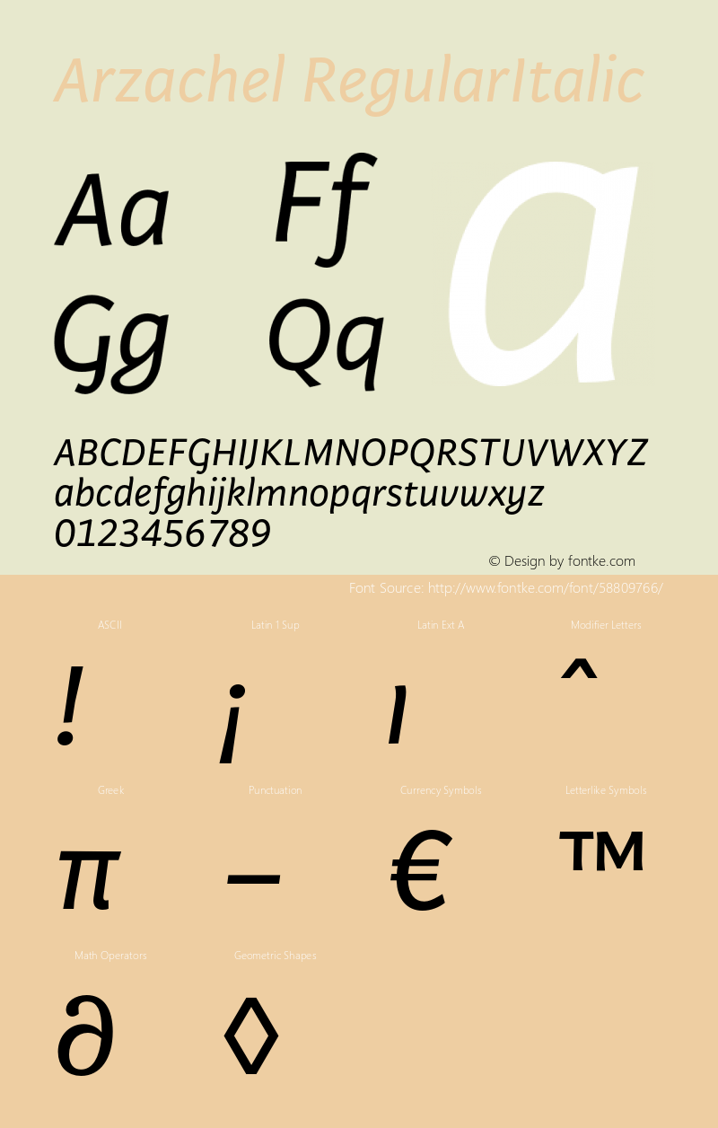 Arzachel-RegularItalic Version 2.000;PS 1.0;hotconv 16.6.54;makeotf.lib2.5.65590 Font Sample