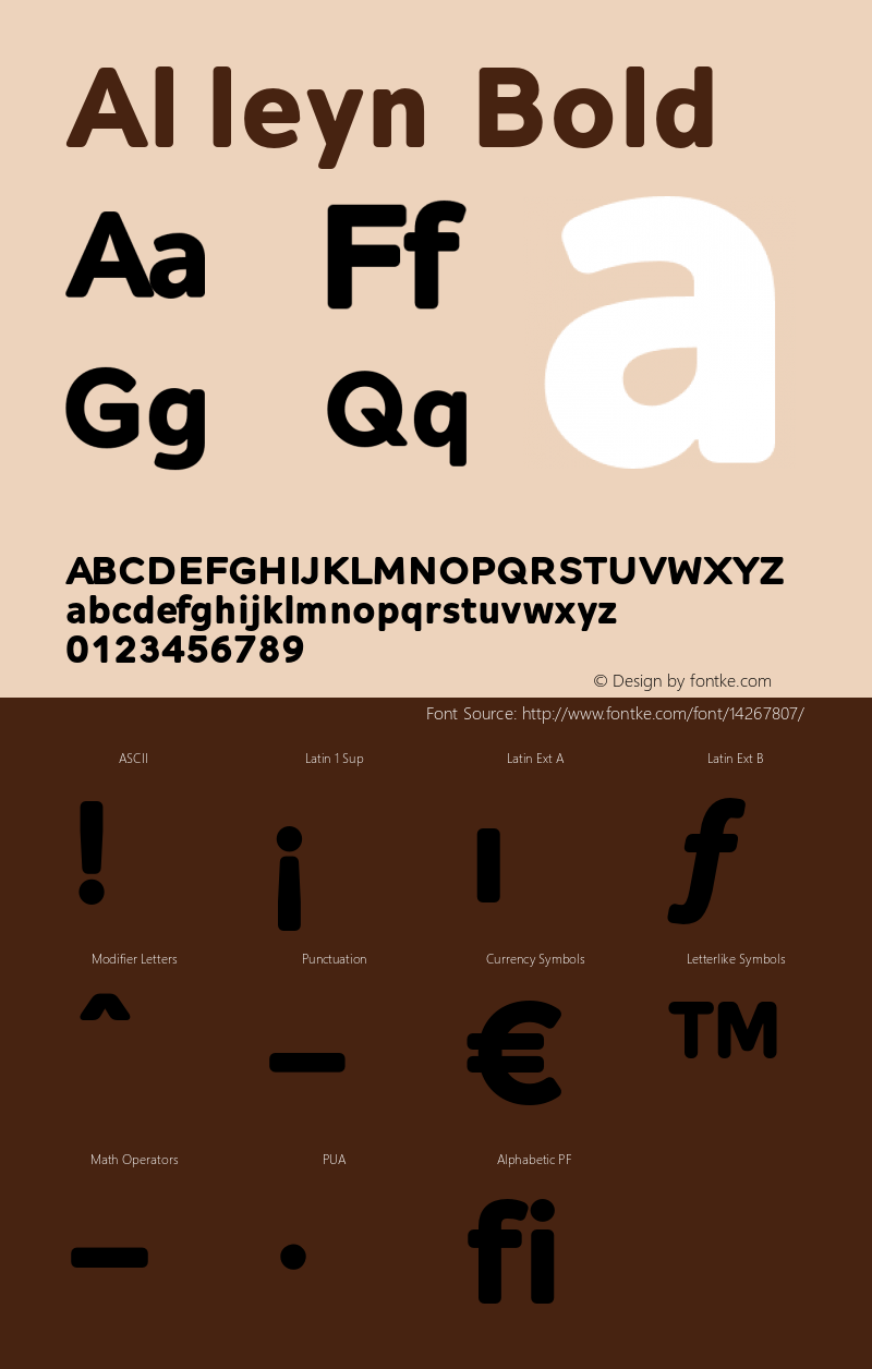 Alleyn Bold Version 1.000;com.myfonts.aviation.alleyn.bold.wfkit2.3VTW Font Sample