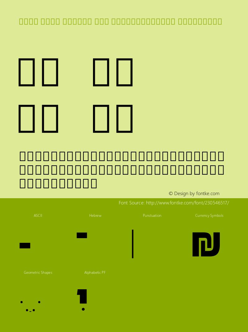 Noto Sans Hebrew New SemiCondensed ExtraBold Version 3.001; ttfautohint (v1.8) -l 8 -r 50 -G 200 -x 14 -D hebr -f none -a qsq -X 