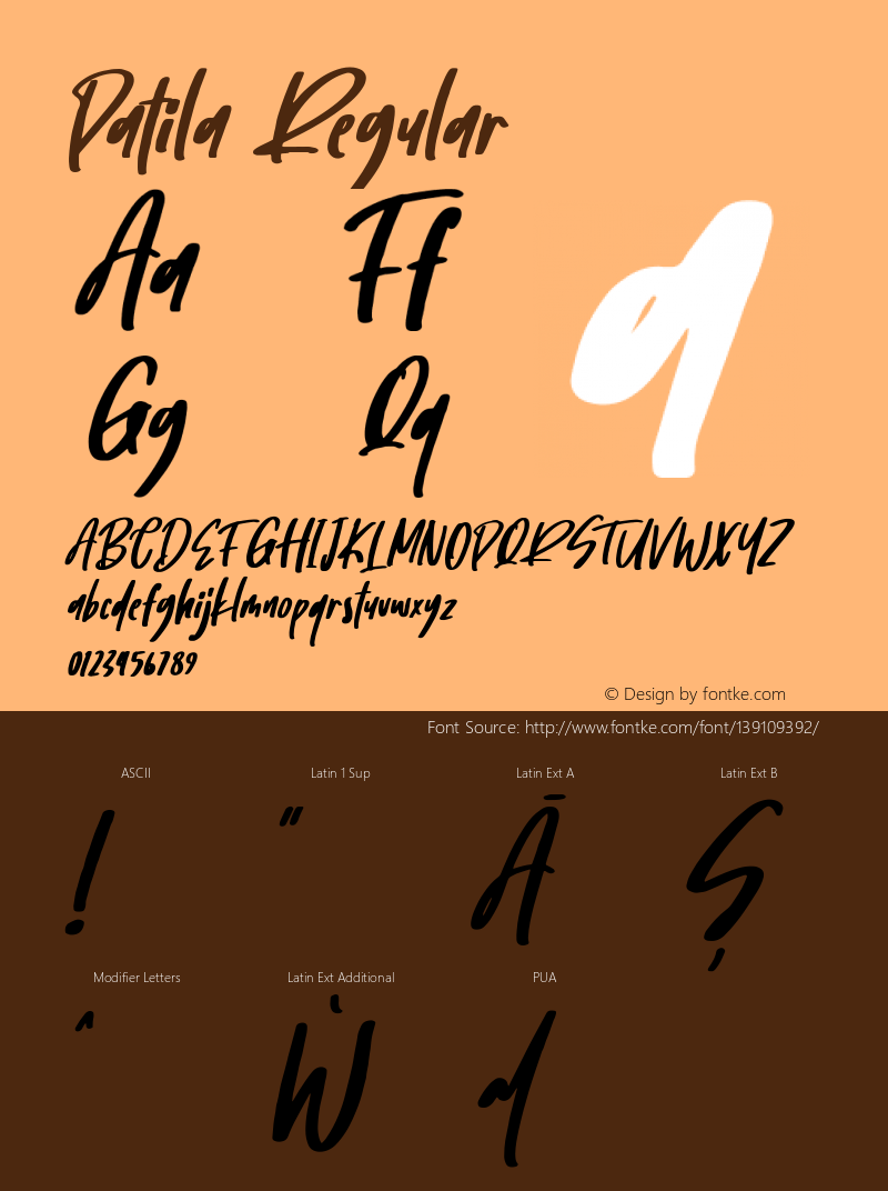 Patila Version 1.000 Font Sample