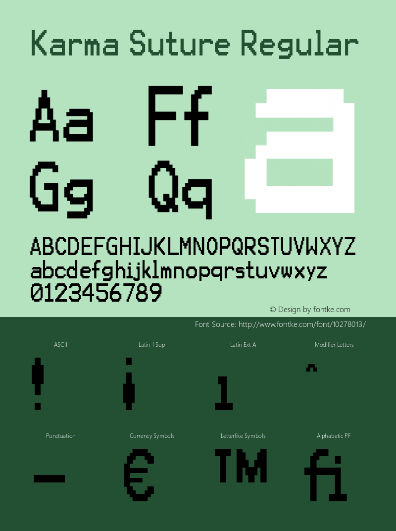 Karma Suture Regular OTF 3.000;PS 001.001;Core 1.0.29 Font Sample