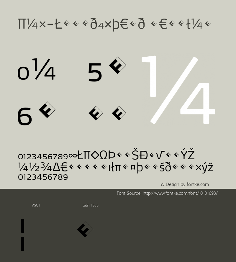 Max-LightExpert Regular 4.460 Font Sample