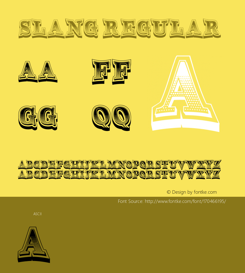 Slang Regular Version 1.000图片样张