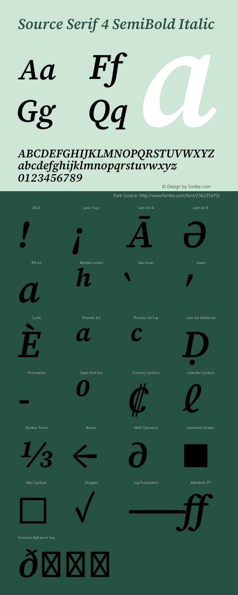 Source Serif 4 SemiBold Italic Version 4.004;hotconv 1.0.116;makeotfexe 2.5.65601图片样张