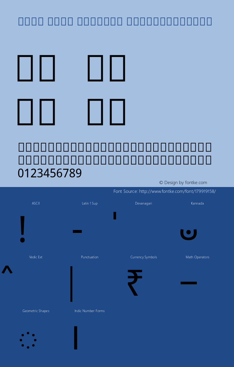 Noto Sans Kannada SemiCondensed Version 2.001; ttfautohint (v1.8.4) -l 8 -r 50 -G 200 -x 14 -D knda -f none -a qsq -X 