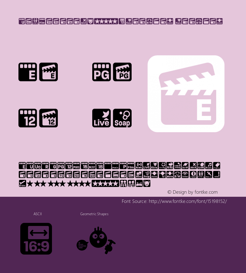 BoxOfficeW95-Regular Regular Version 2.00 Font Sample