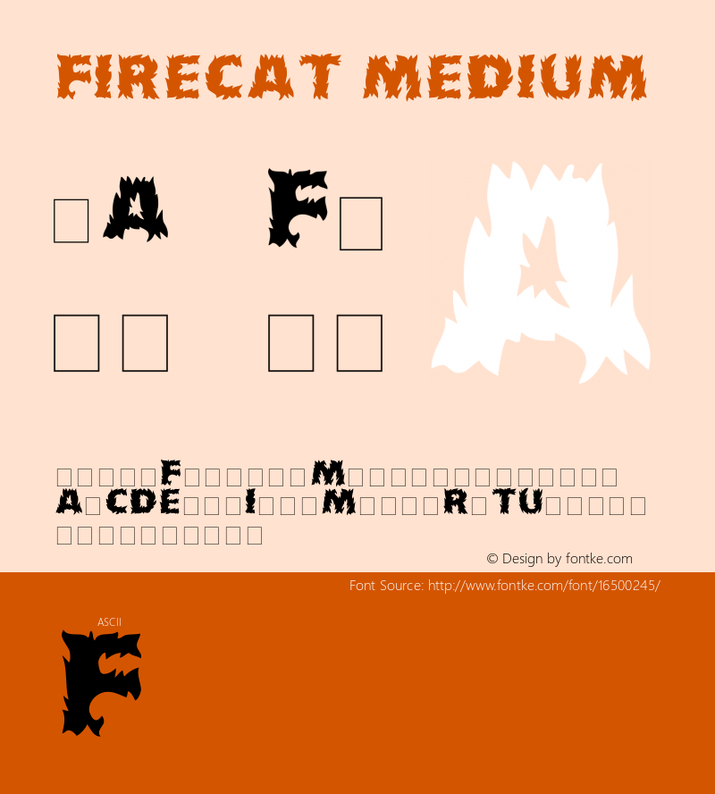 Firecat Medium 001.000 Font Sample
