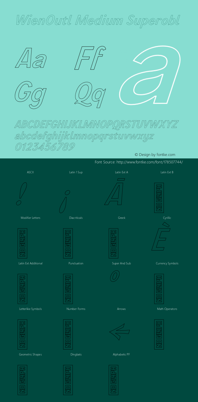 WienOutl Medium Superobl Version 3.000;FEAKit 1.0图片样张