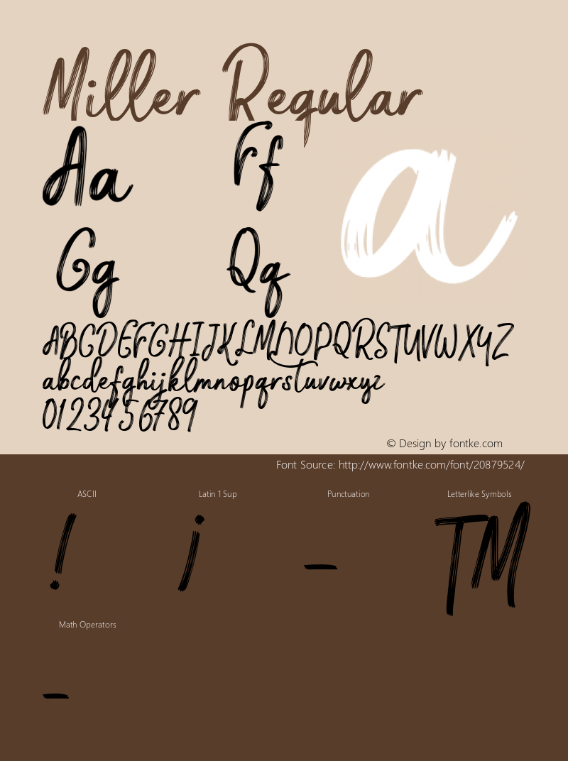 Miller Regular Version 1.000;PS 001.000;hotconv 1.0.88;makeotf.lib2.5.64775 Font Sample