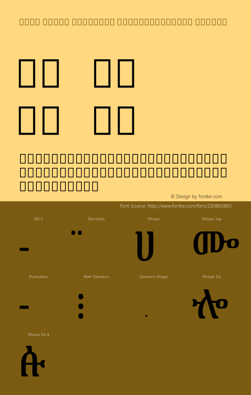 Noto Serif Ethiopic ExtraCondensed Medium Version 2.100; ttfautohint (v1.8) -l 8 -r 50 -G 200 -x 14 -D ethi -f none -a qsq -X 