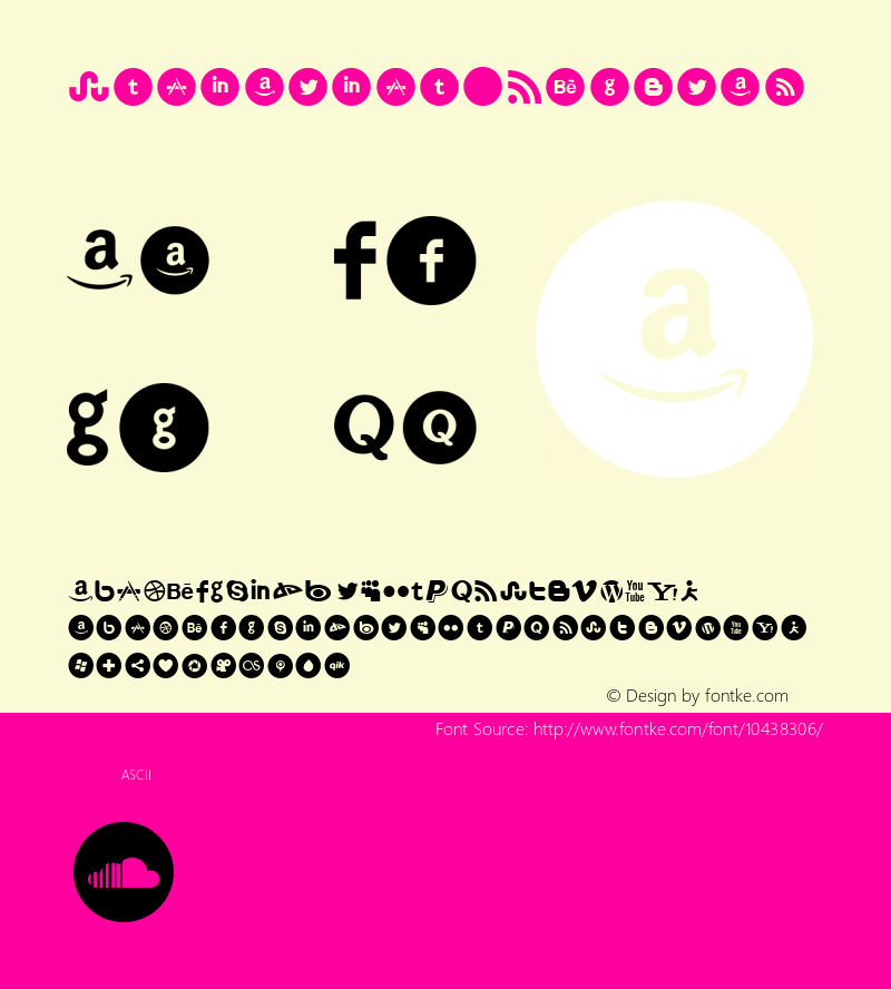 Socialico Regular 1.000 Font Sample