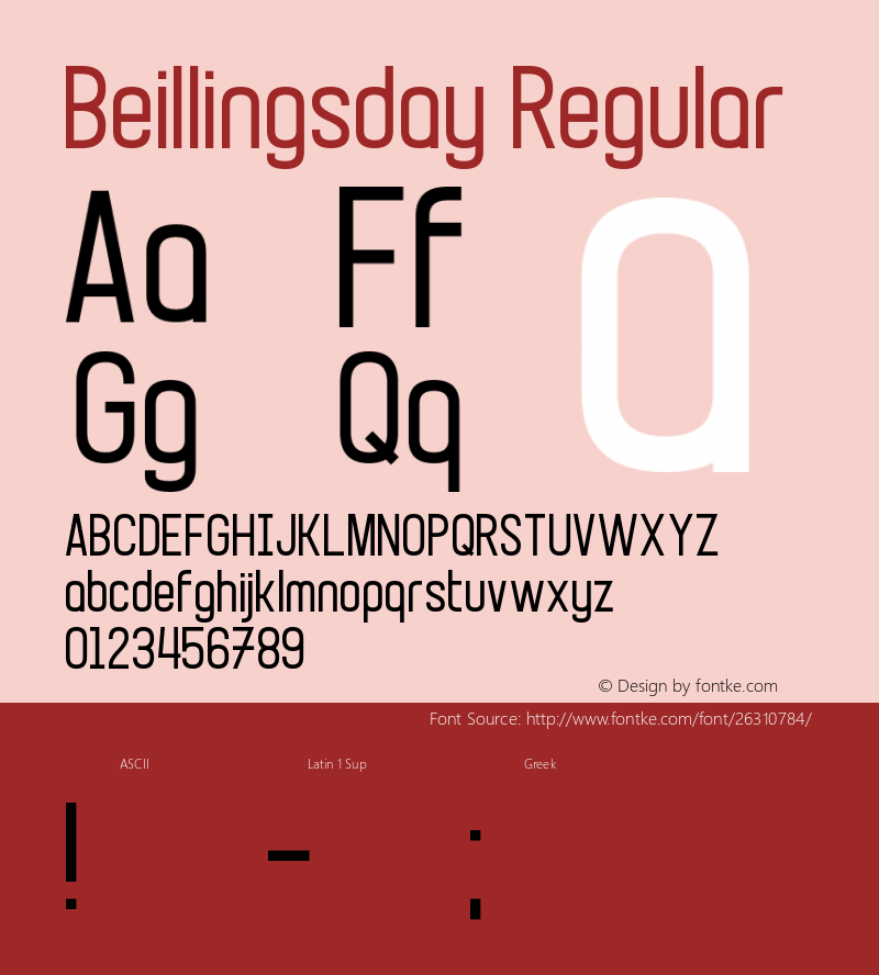 Beillingsday Version 1.00;November 23, 2017;FontCreator 11.0.0.2408 64-bit Font Sample