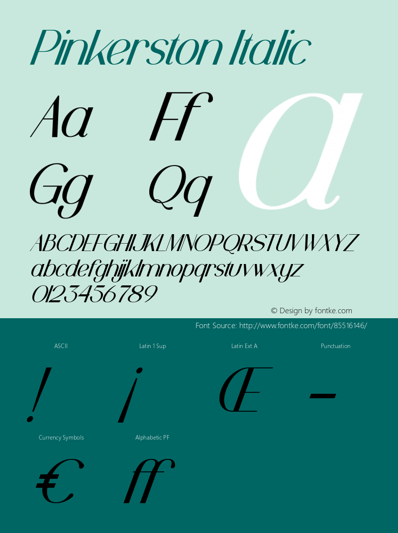 Pinkerston Italic Version 1.00;September 14, 2020;FontCreator 12.0.0.2563 64-bit Font Sample