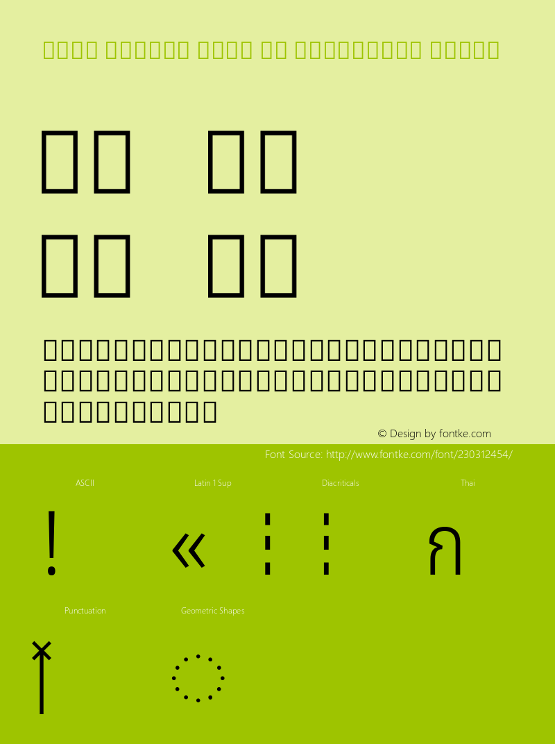 Noto Looped Thai UI Condensed Light Version 1.00; ttfautohint (v1.8) -l 8 -r 50 -G 200 -x 14 -D thai -f none -a qsq -X 