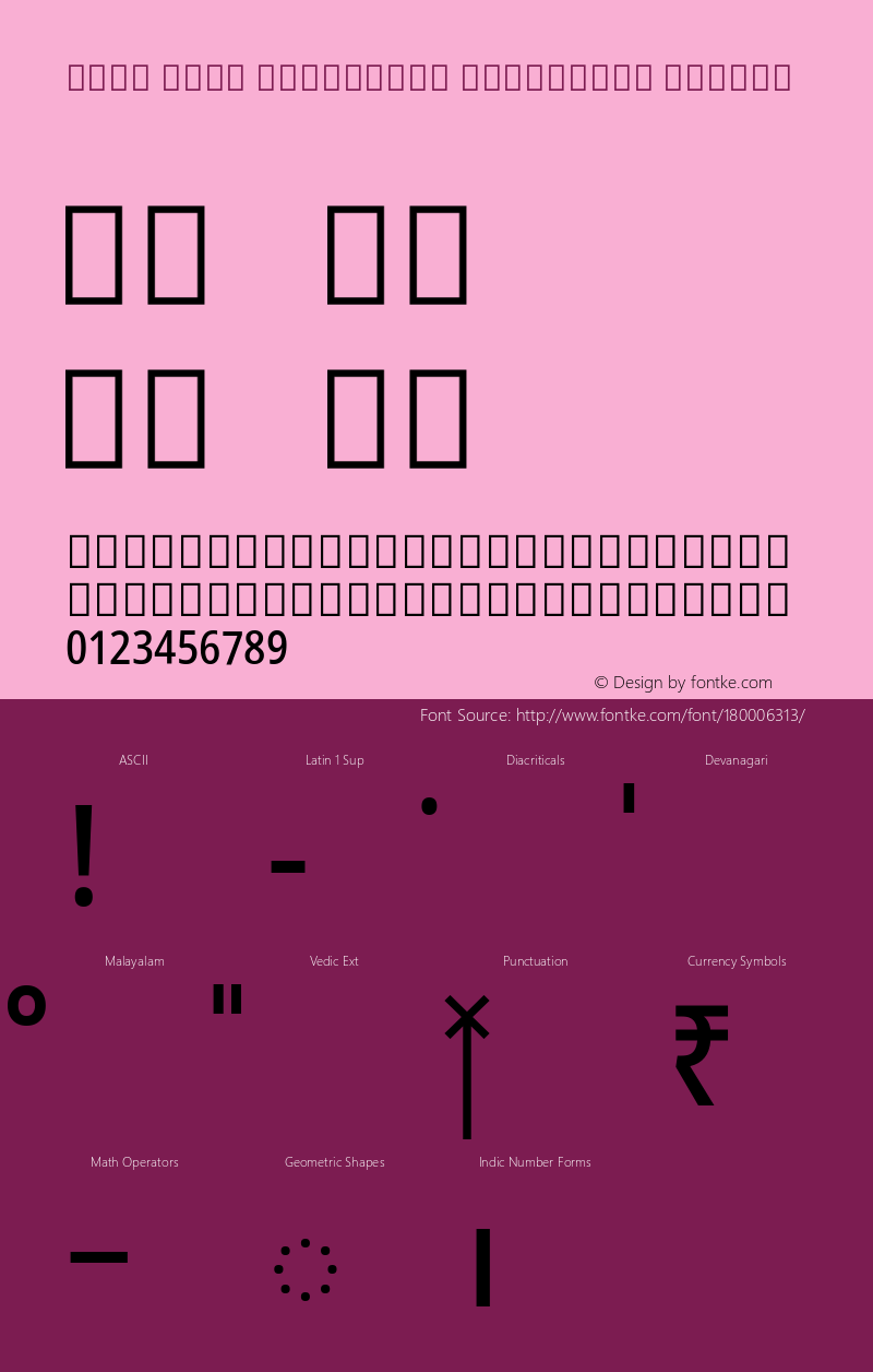 Noto Sans Malayalam Condensed Medium Version 2.101; ttfautohint (v1.8.2) -l 8 -r 50 -G 200 -x 14 -D mlym -f none -a qsq -X 