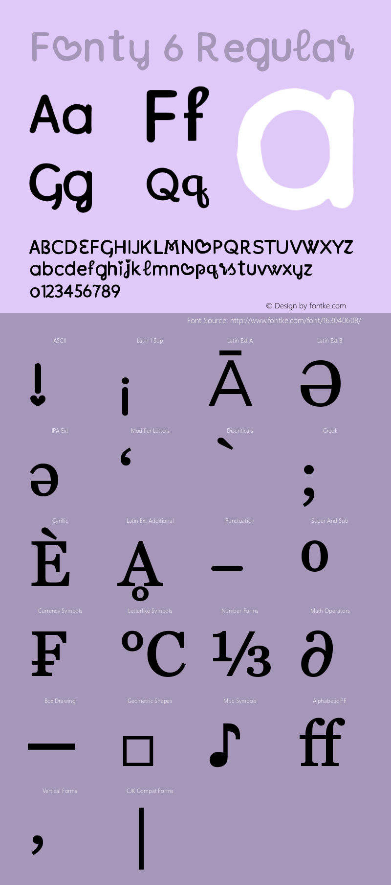 Fonty 6 1.0 Font Sample