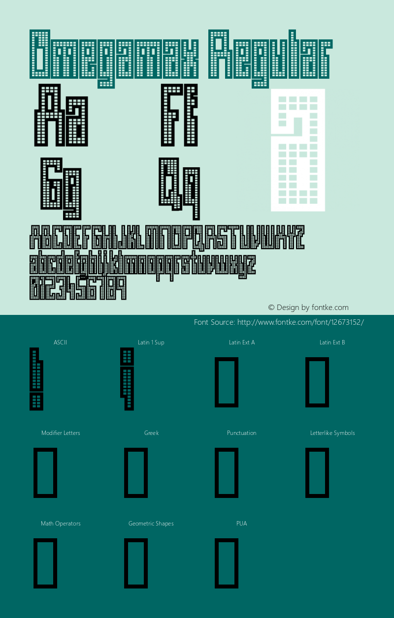 Omegamax Regular Macromedia Fontographer 4.1.2 5/29/99 Font Sample