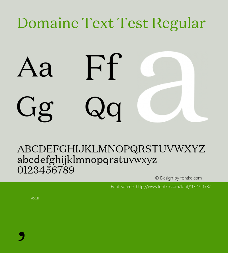 DomaineText-RegularTest Version 1.004;PS 1.000;hotconv 16.6.54;makeotf.lib2.5.65590;0 Font Sample