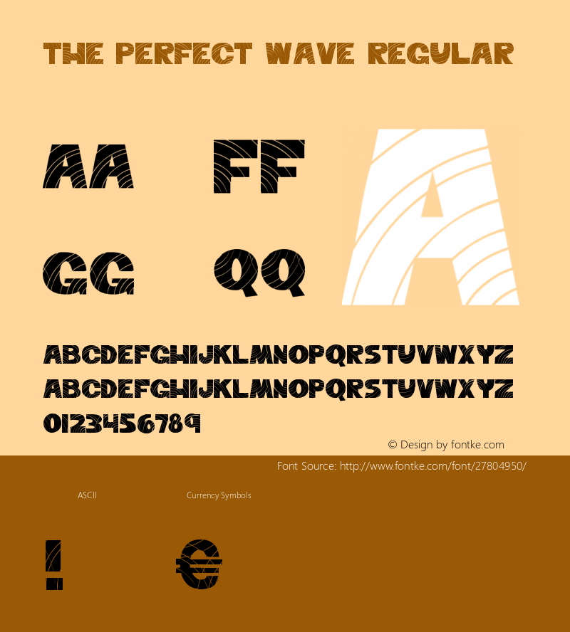 ThePerfectWave-Regular Version 1.000;PS 001.001;hotconv 1.0.56 Font Sample