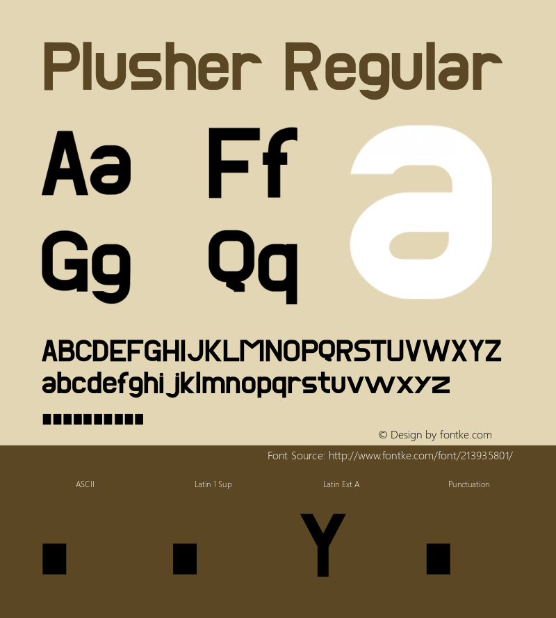 Plusher Version 1.001;Fontself Maker 3.5.4图片样张