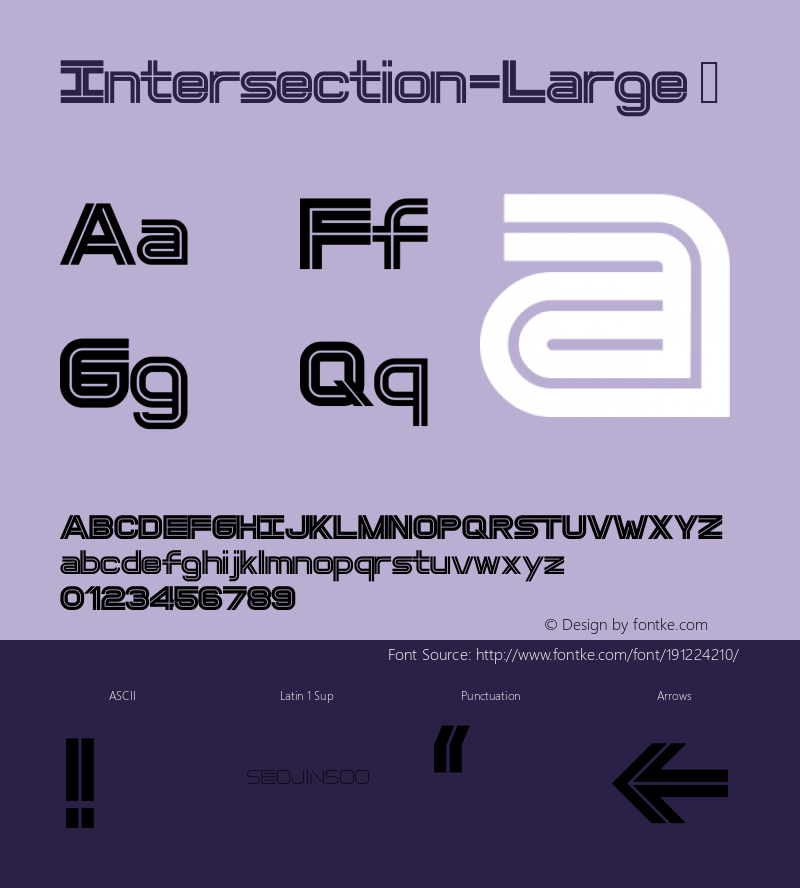 ☞Intersection Large Version 1.0 ;com.myfonts.easy.jiwon-jinsoo.intersection.large.wfkit2.version.4Nnf图片样张