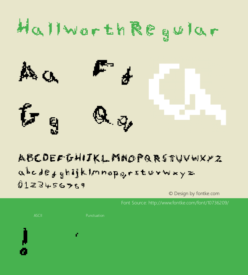 Hallworth Regular Version 1.0 Font Sample