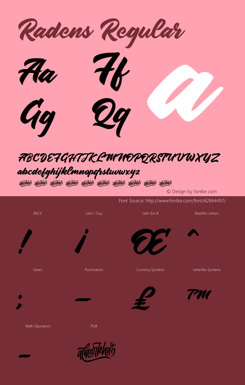 Radens Version 1.00;May 3, 2020;FontCreator 13.0.0.2630 64-bit Font Sample