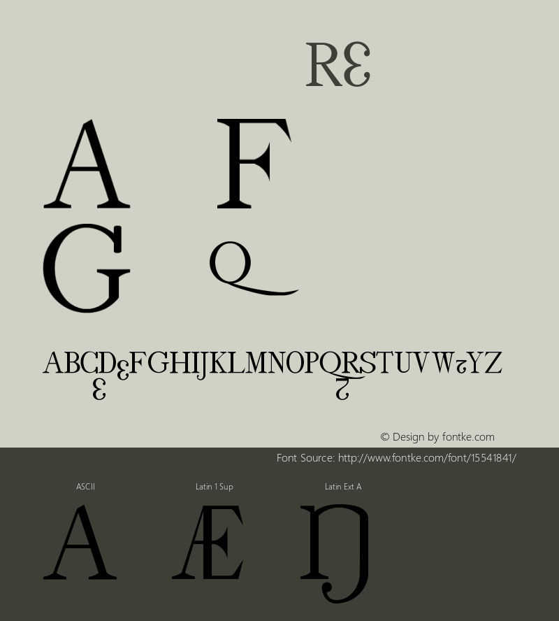 drmdozl11 Regular Version 001.001 Font Sample