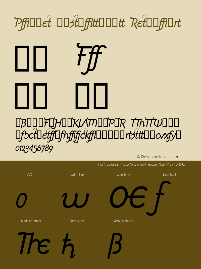 PlaneSansAltDmIt Regular Version 4.10 Font Sample