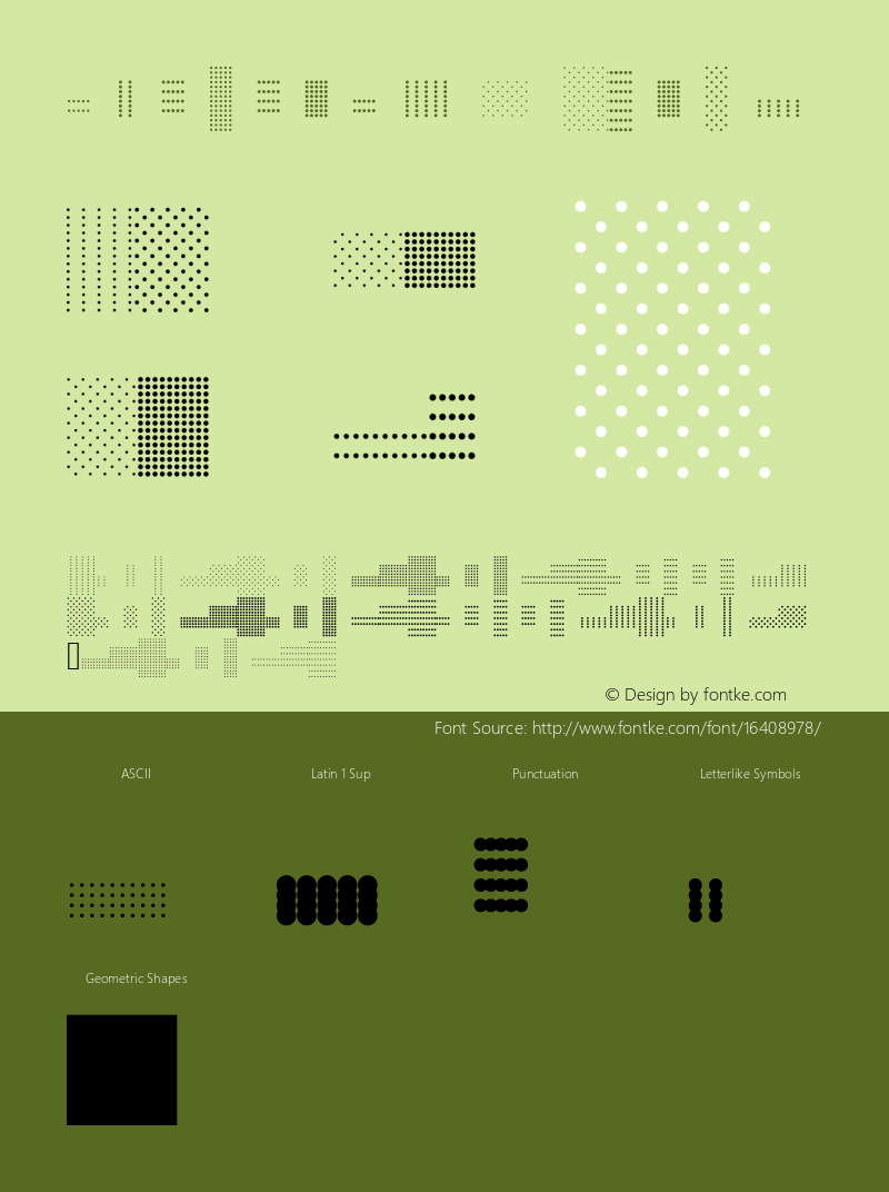 TwoPoint F Grids Version 1.000 Font Sample