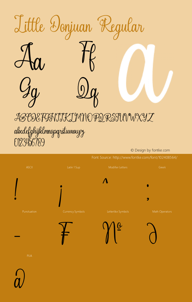 Little Donjuan Version 1.00;January 27, 2021;FontCreator 11.5.0.2430 64-bit Font Sample