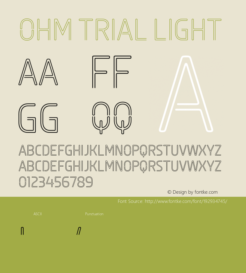 Ohm Trial Light Version 1.002;hotconv 1.0.109;makeotfexe 2.5.65596图片样张