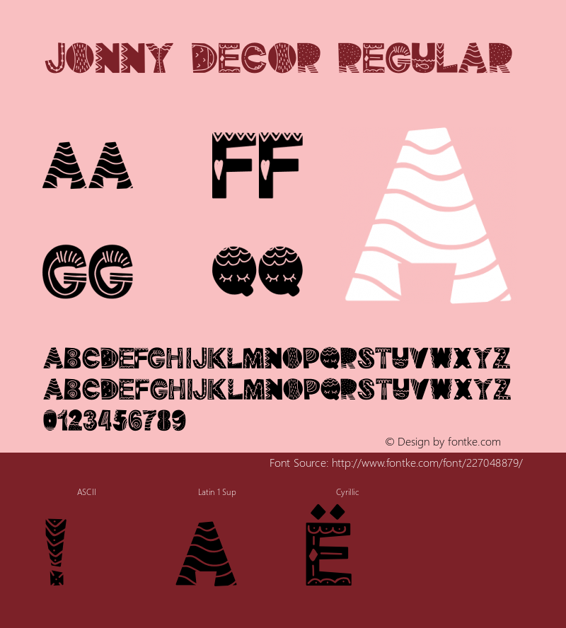 Jonny Decor Version 1.00 November 25, 2017, initial release图片样张