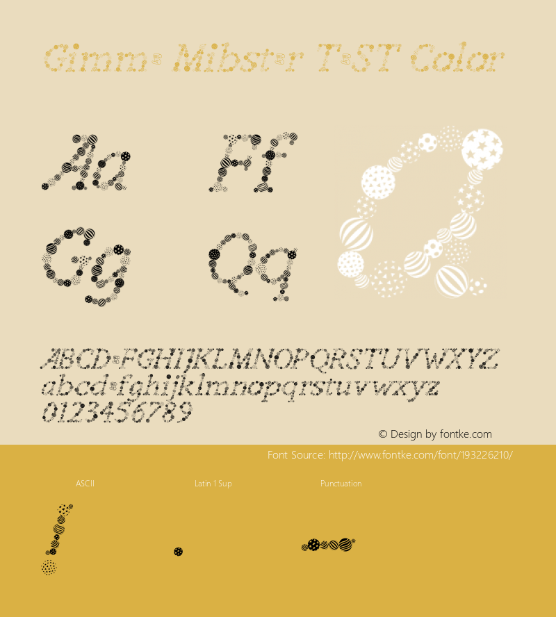 Gimme Mibster TEST Color Version 0.002;hotconv 1.0.109;makeotfexe 2.5.65596图片样张