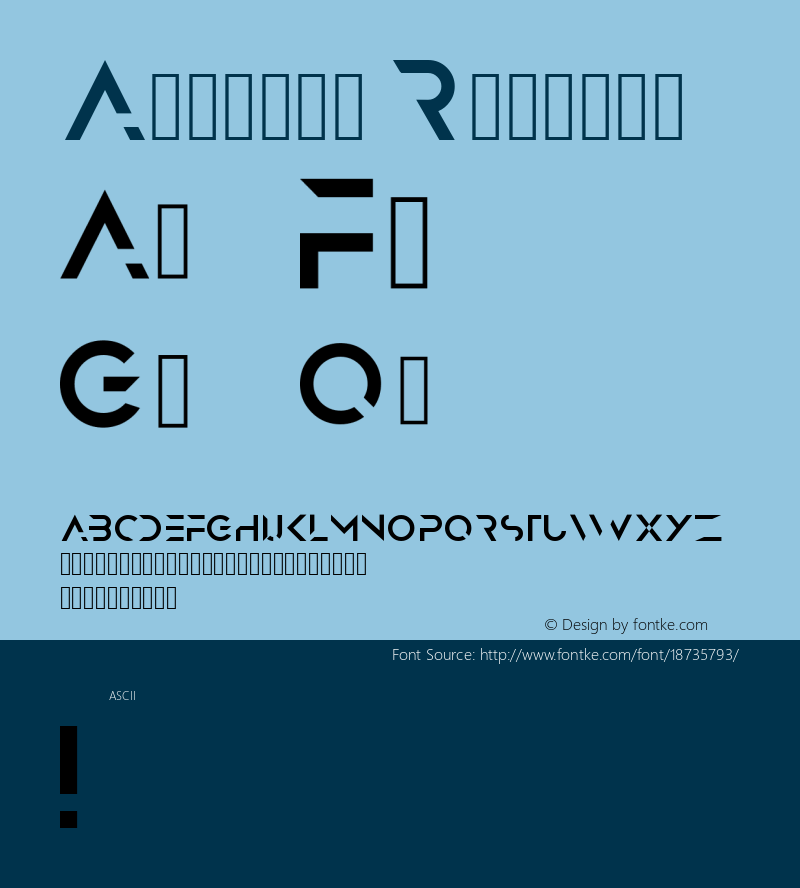 Anurati Regular Version 1.000;PS 001.001;hotconv 1.0.56 Font Sample