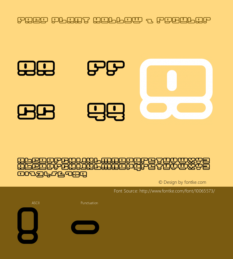 Face plant hollow 2 Regular Macromedia Fontographer 4.1 2000.11.04. Font Sample