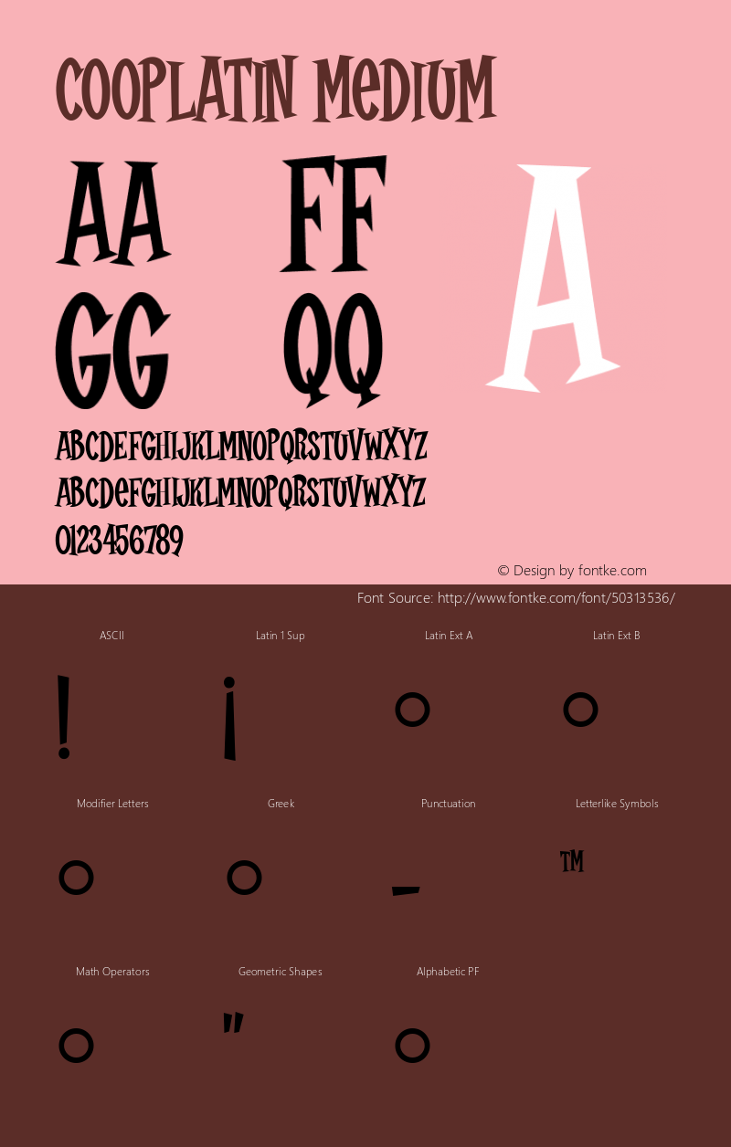 CoopLatin 001.000 Font Sample