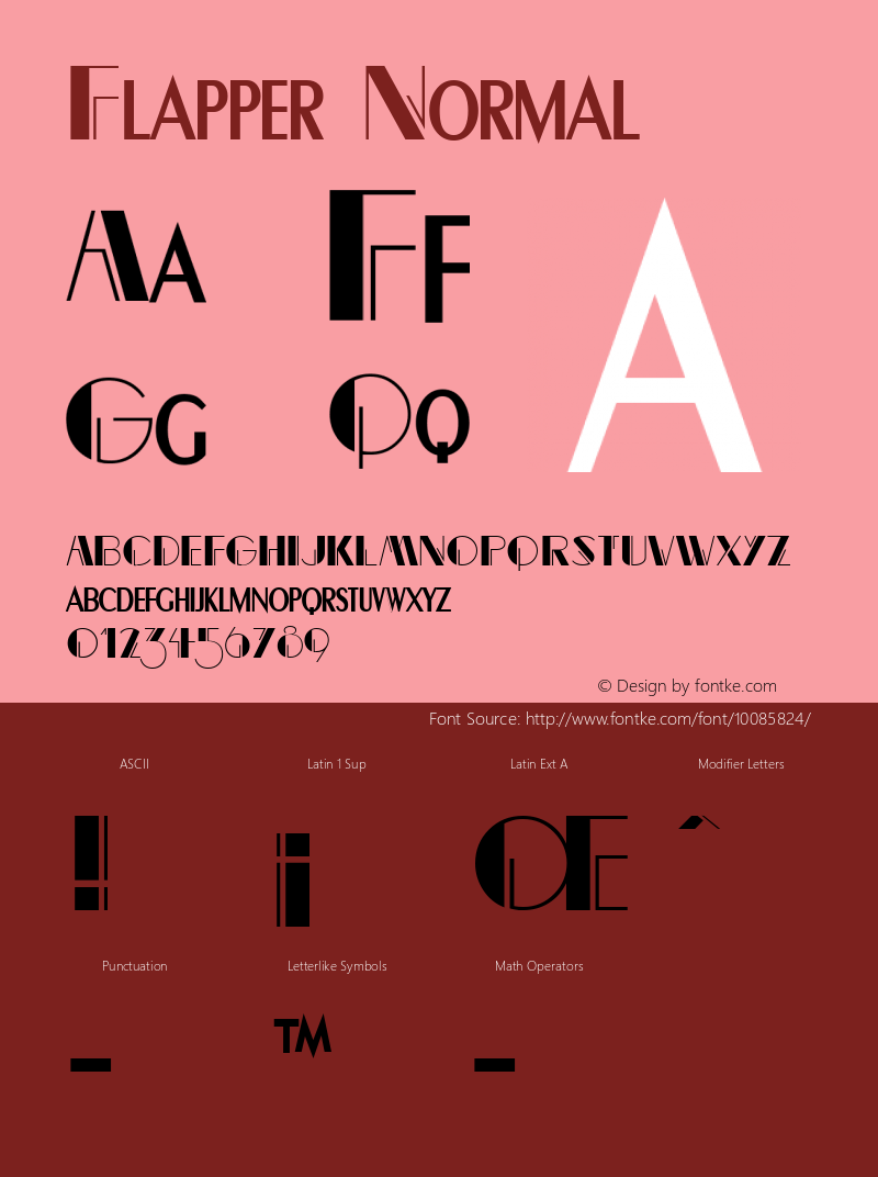 Flapper Normal Altsys Fontographer 4.1 5/24/96 Font Sample