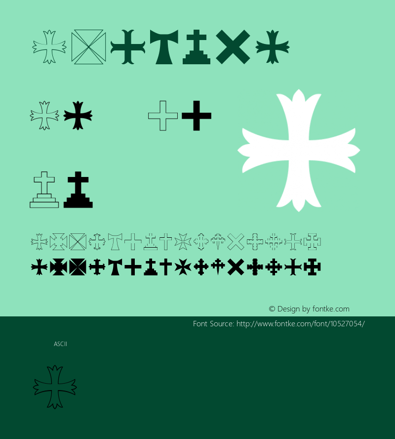 RTA Cross Regular 1.0  [20 November 2013] Font Sample