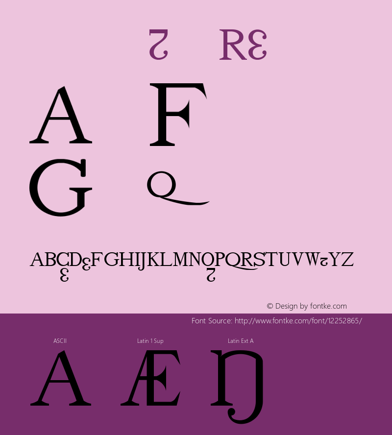 drmdozbx17 Regular Version 001.001 Font Sample