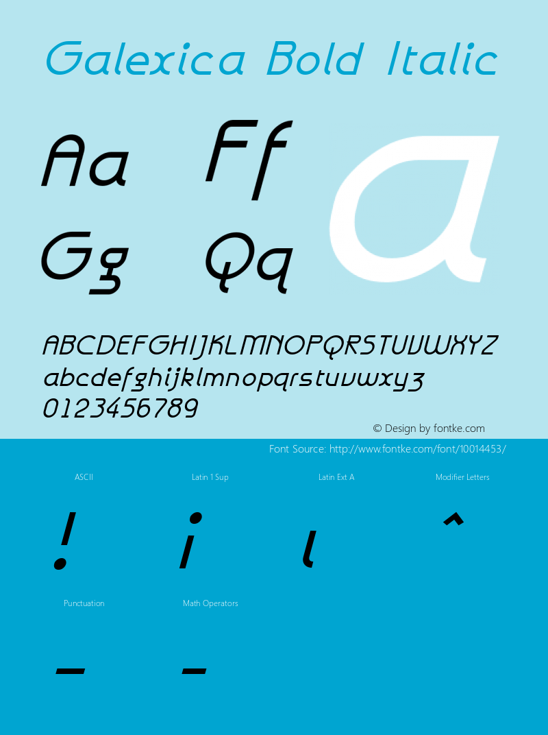 Galexica Bold Italic Altsys Fontographer 3.5  9/25/92 Font Sample