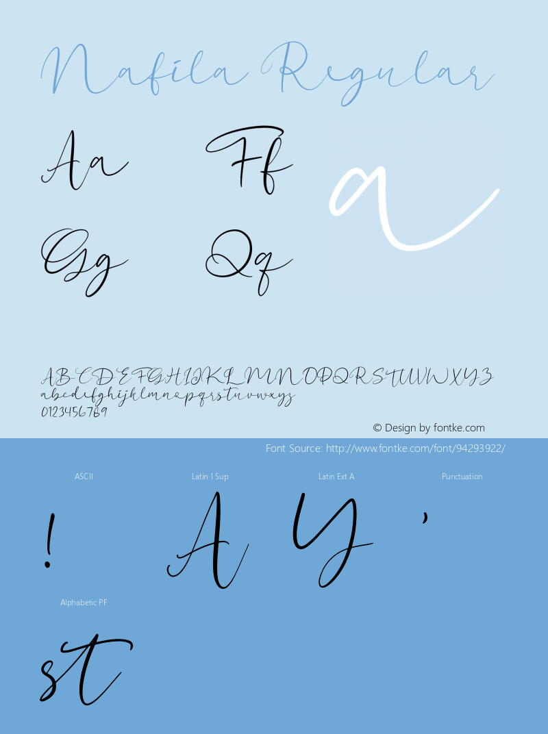 Nafila Version 1.004;Fontself Maker 3.5.4 Font Sample