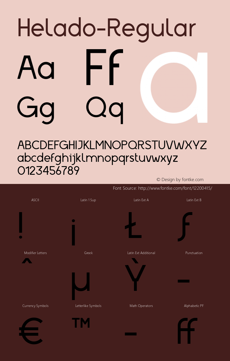 Helado-Regular ☞ Version 1.000;com.myfonts.easy.b2302.helado.regular.wfkit2.version.4c6T Font Sample