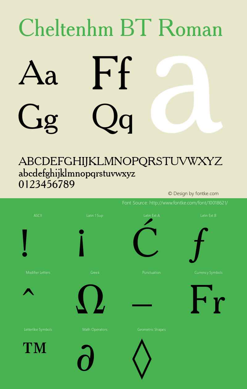 Cheltenhm BT Roman mfgpctt-v1.52 Tuesday, January 26, 1993 3:41:06 pm (EST) Font Sample