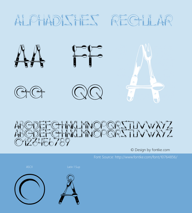 AlphaDishes Regular Macromedia Fontographer 4.1 8/10/02 Font Sample