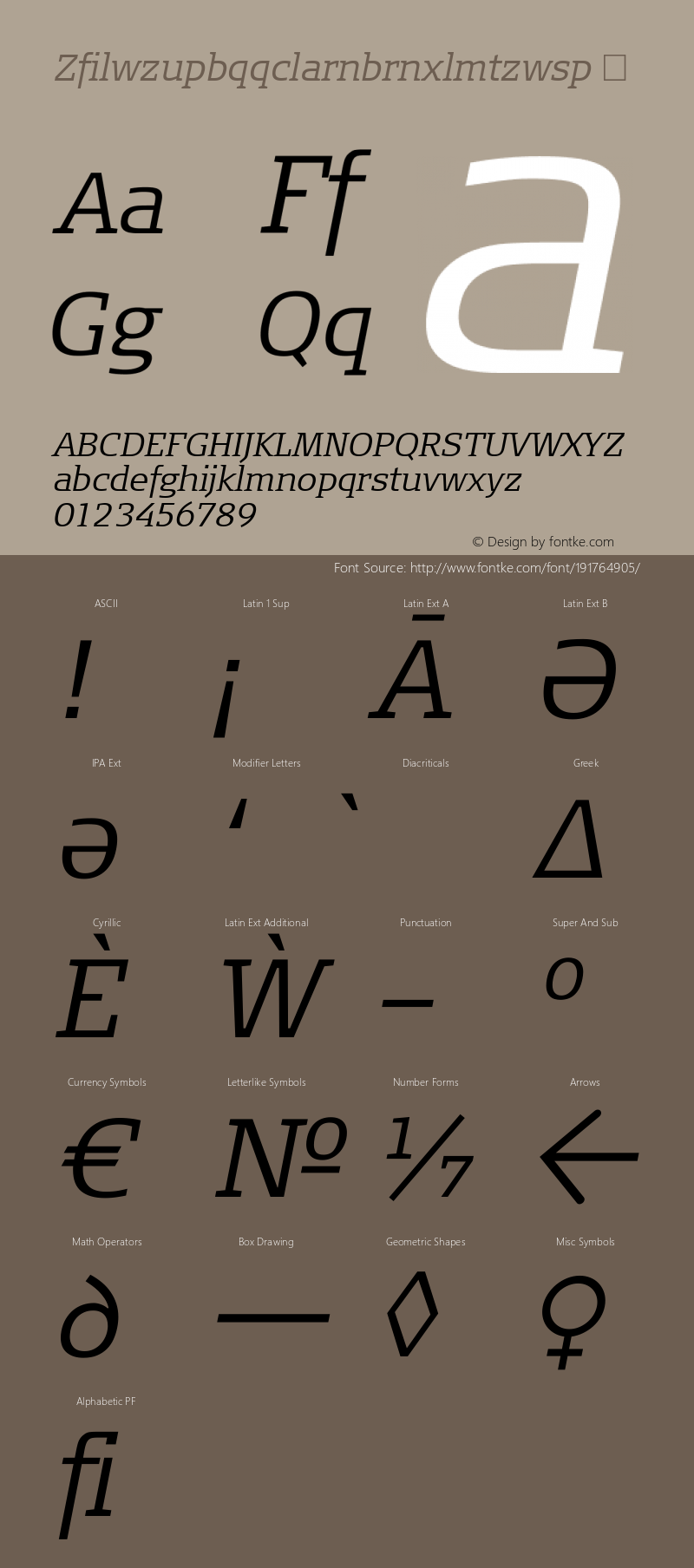 ☞Zfilwzupbqqclarnbrnxlmtzwsp Version 7.504; 2012; Build 1023;com.myfonts.easy.fontfont.signa-slab-pro.pro-light-italic.wfkit2.version.4fLi图片样张