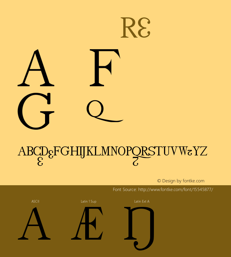 drmdoz17 Regular Version 001.001 Font Sample