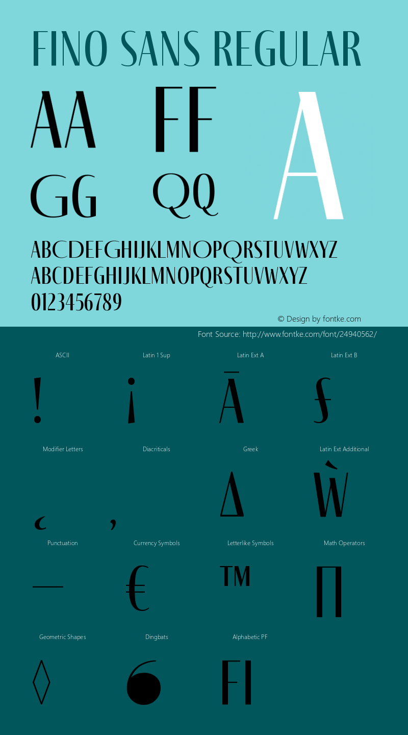 Fino Sans Regular Version 1.012;PS 001.012;hotconv 1.0.88;makeotf.lib2.5.64775 Font Sample