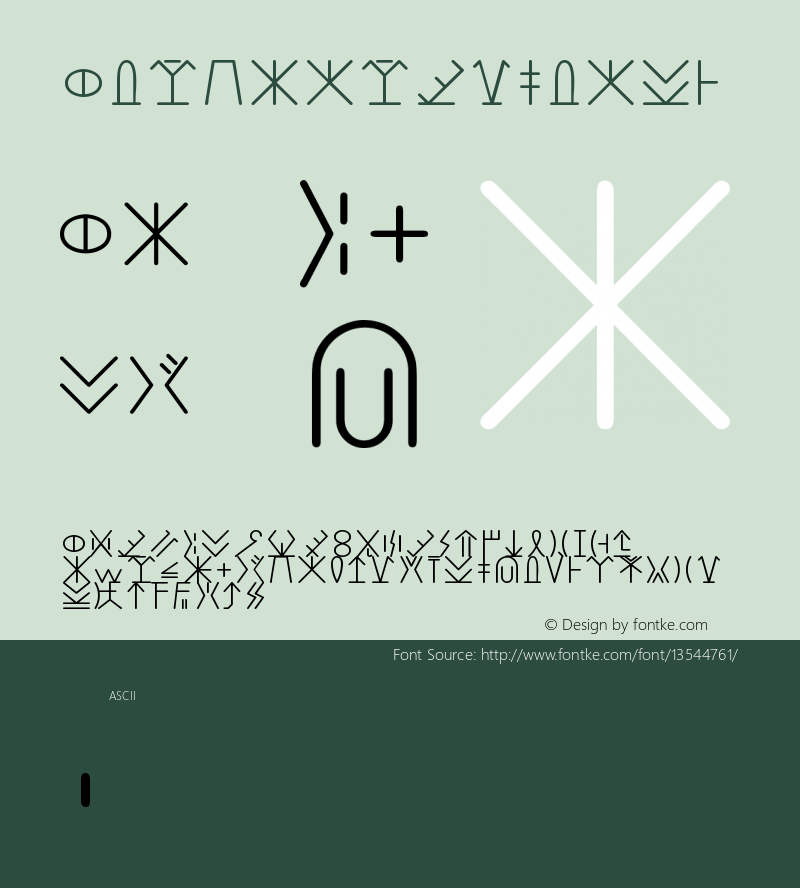 Archaic Cypriot Version 001.001 Font Sample